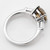 Fancy Brown and White Diamond 3-Stone Baguette Engagement Ring Side
