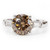 Fancy Brown and White Diamond 3-Stone Baguette Engagement Ring