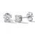 1/2 Carat Lab Grown Diamond Stud Earrings 14k White Gold