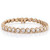 S-Link 10 Carat Lab Grown Diamond Tennis Bracelet 14k Yellow Gold