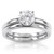 Lab Grown Diamond Matching Engagement Wedding Ring Set