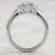 Marquise Cut Aquamarine Diamond Vintage Engagement Ring Side
