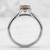 1 Carat Brown Diamond Solitaire Engagement Ring With Split Shank Side