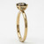 1 Carat VS1 Fancy Brown Diamond Solitaire Engagement Ring Yellow Gold Side