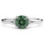 3/4ct Fancy Green Diamond Split-Shank Solitaire Engagement Ring