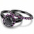 Black and Purple-Pink Diamond Engagement Wedding Ring Set 14k Black Gold Angle
