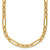 Fancy Polished Link 14k Yellow Gold Chain Necklace 18"