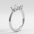 Petite "Toi et Moi" One Carat Lab Grown Diamond 2-Stone Ring Side