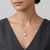 Five Carats Lab Grown Emerald-Cut Diamond Solitaire Pendant On Model