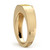 Lab-Grown Emerald-Cut Yellow Diamond Men's Ring 14k Yellow Gold Side