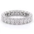 3 Carat Oval Lab Grown Diamond Eternity Band / Wedding Ring