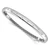 Scattered Diamond Hinged Bangle Bracelet 18k White Gold