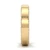Unique Diamond Edge Eternity Wedding Band 14k Yellow Gold Men's Ring Angle