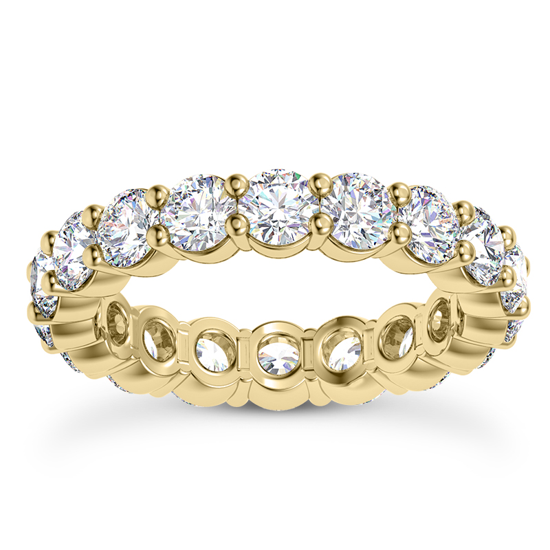 1.6ct Prong-Set Diamond Eternity Wedding Band Ring