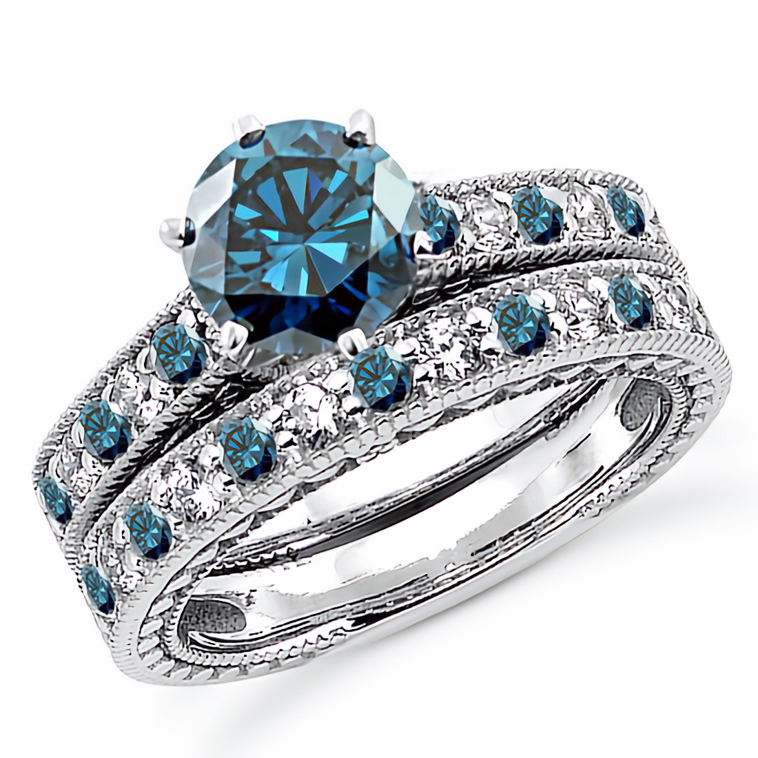 Three Stone Kite Diamond Engagement Ring #105848 - Seattle Bellevue |  Joseph Jewelry