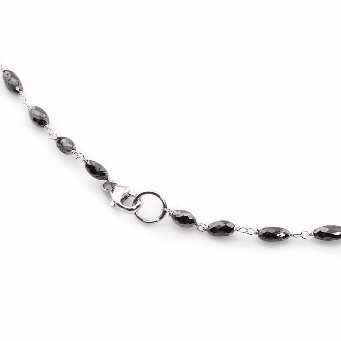 ★関税/送料込★VIVASTUDIO★BLACK DIAMOND ROSARY NECKLACE MUSINSA公式 | VIVASTUDIO BLACK DIAMOND ROSARY NECKLACE [SILVER]
