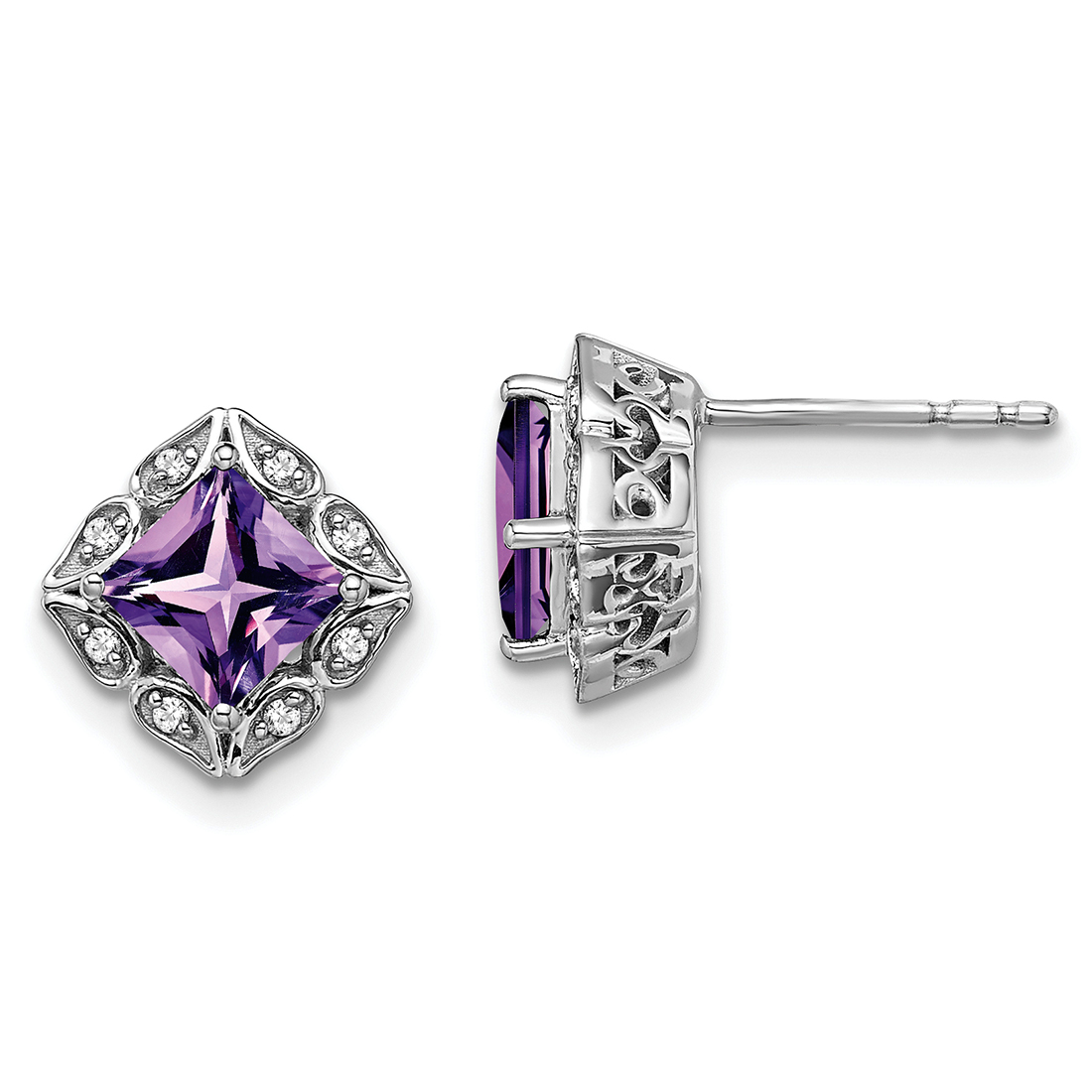 送料込【AMY O】Tiny Crystal Beaded Halo Flat Stud☆Single☆ Tiny Crystal Beaded Halo Flat Back Screw Stud Earrings