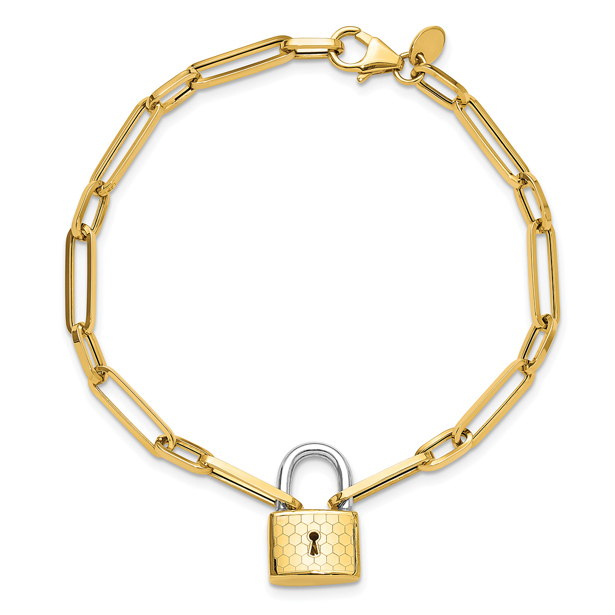 Louis Vuitton Lockit Bracelet - Sterling Silver Charm, Bracelets