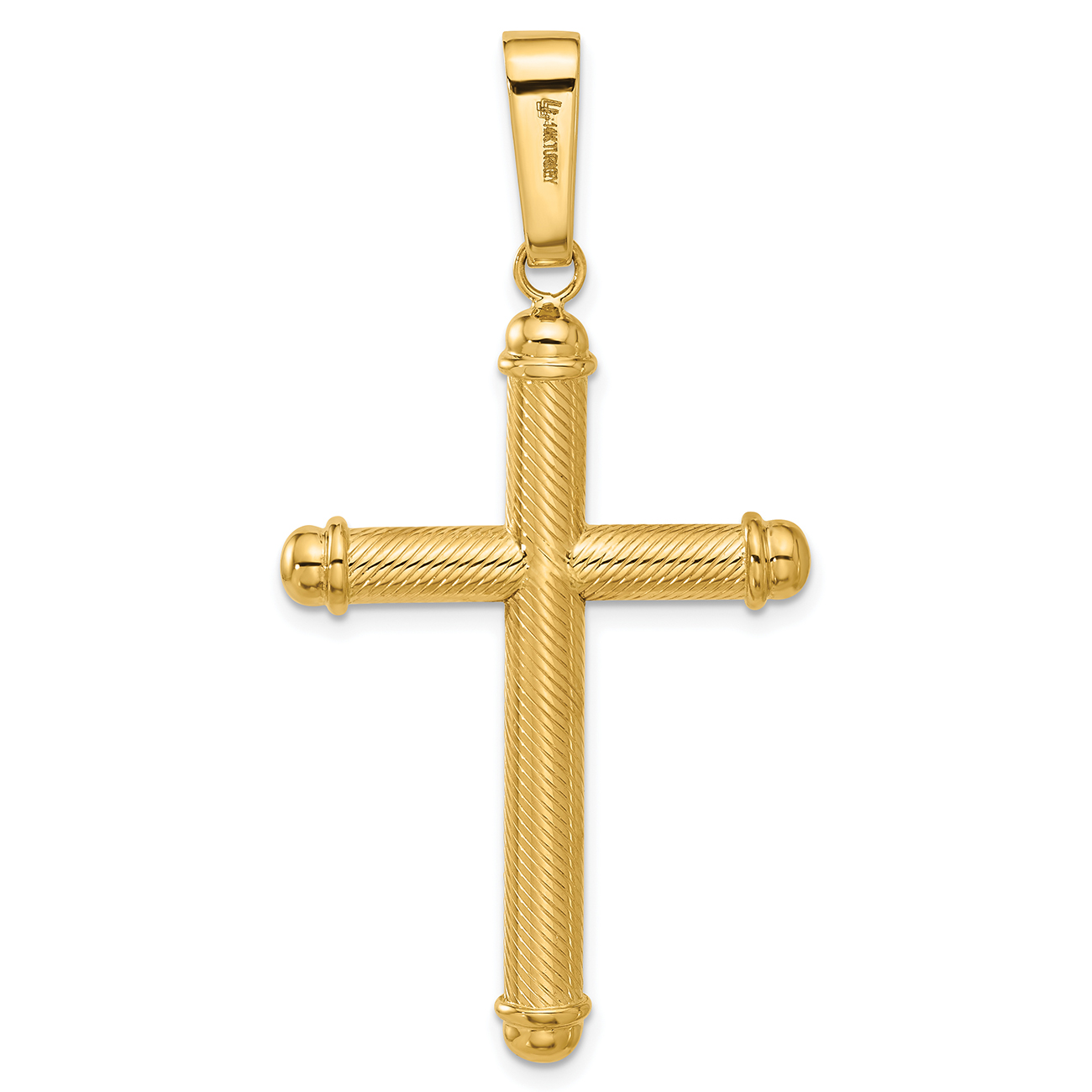 textured-tube-cross-pendant-