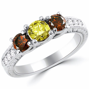 Red Stone With Diamond Superior Quality Unique Design Gold Plated Ring -  Style B104, सोने का पानी चढ़ी हुई अंगूठी - Soni Fashion, Rajkot | ID:  2849114554133