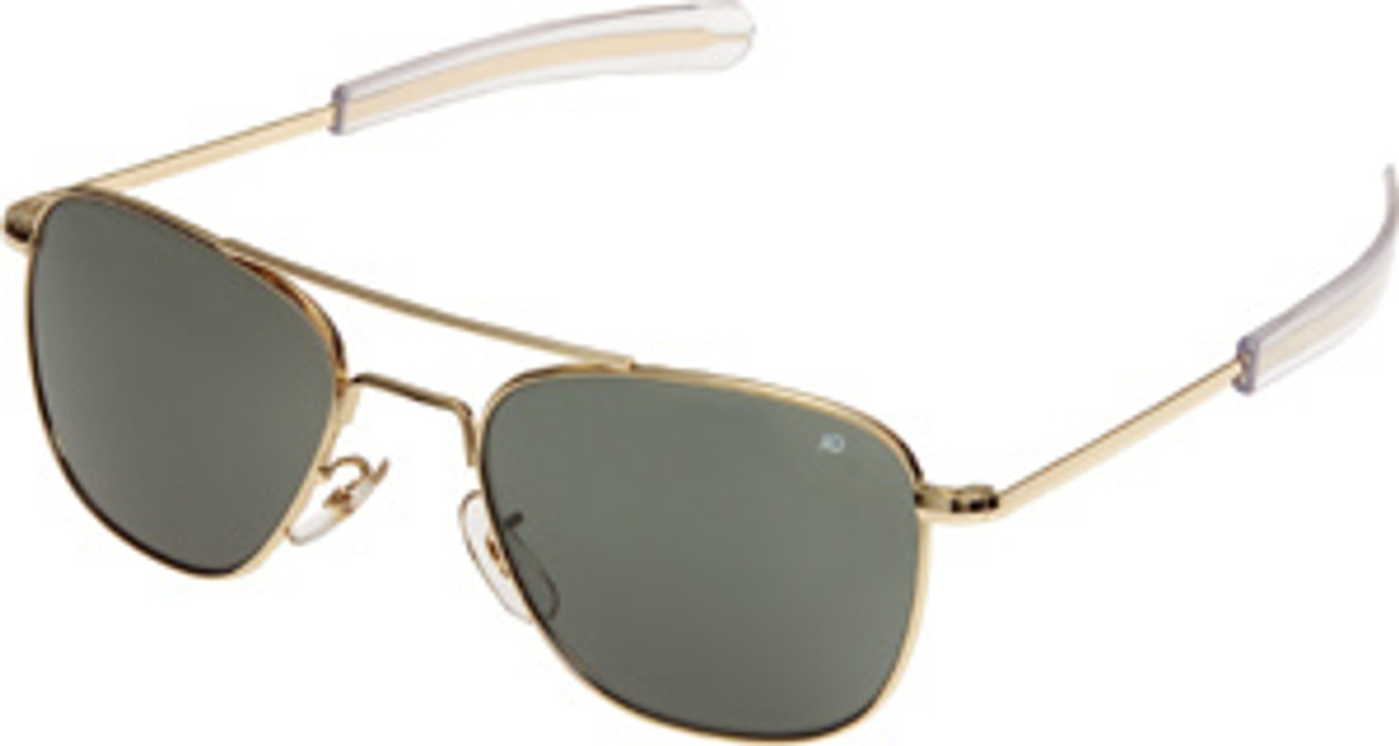 American Optical Sunglasses, Original Pilot, Gold, 55mm