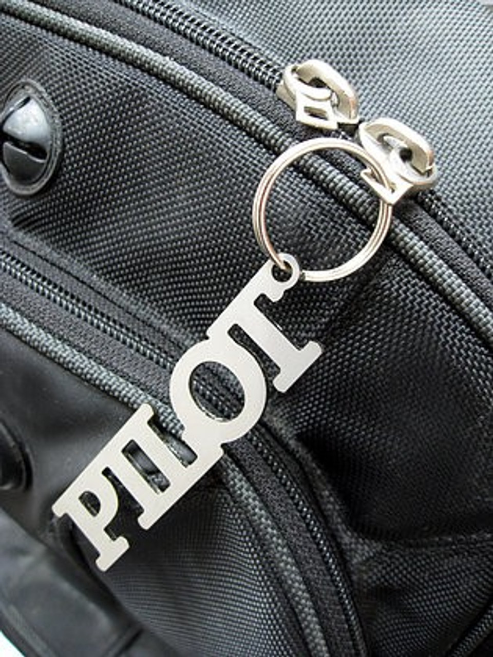 Stainless Steel "Pilot" Keychain