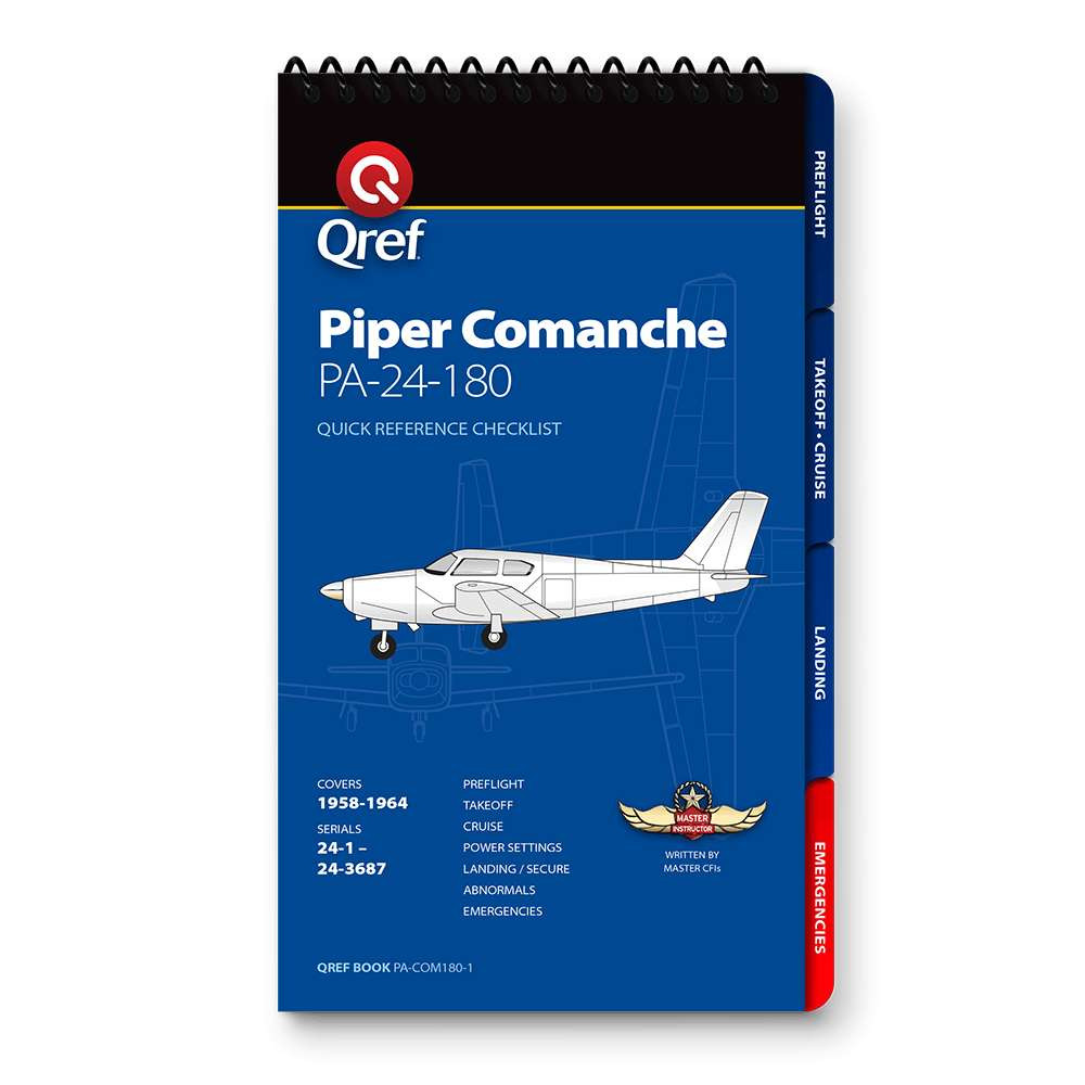 SkySupplyUSA | Qref Piper Comanche 180 PA-24-180 Multi-Page