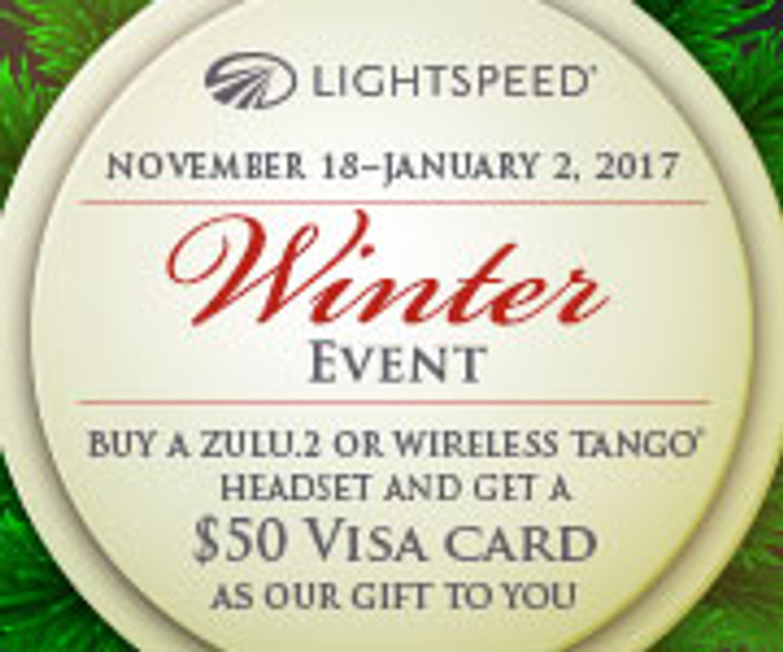 Winter Sale on the Lightspeed Tango