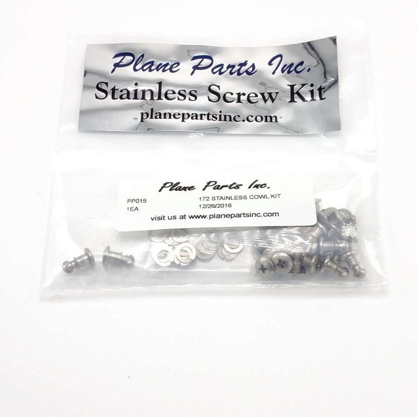 Cessna 172 Stainless Cowl Fastener Kit PP015