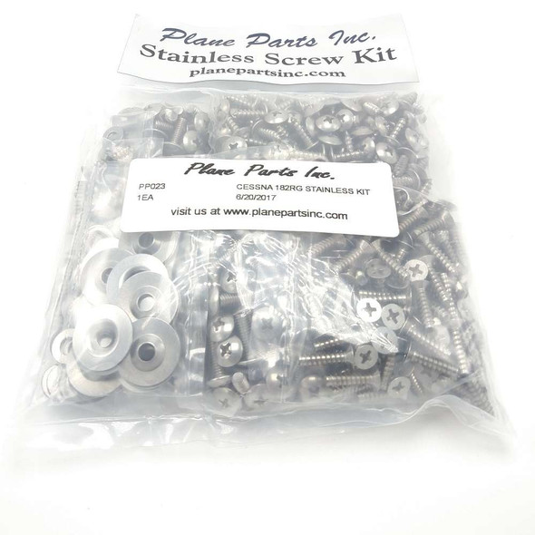 Cessna 182RG Stainless Screw Kit/Airframe PP023
