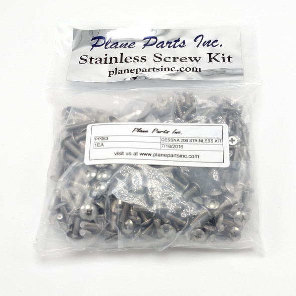Cessna 206 Stainless Screw Kit/Airframe: PP053