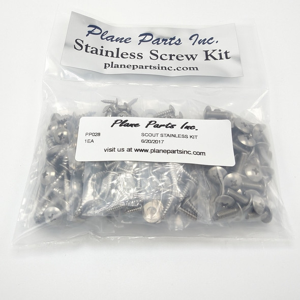 Bellanca Scout Stainless Screw Kit/Airframe: PP028