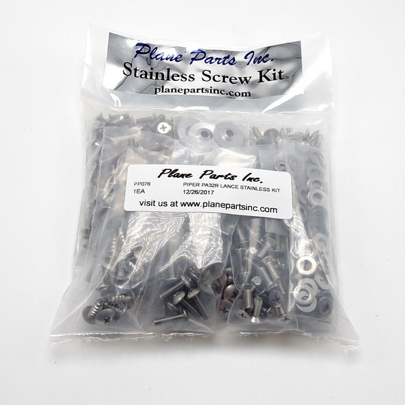 Piper PA32R Lance Stainless Screw Kit