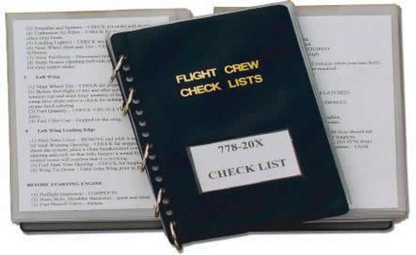 Checklist Holder Commercial 25 Pages