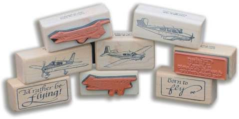 Stamp-I'd Rather Be Flying STAMPIRBF