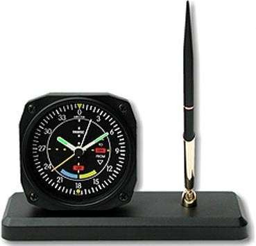 Aviation Clock/ Desk Pen Set - VOR DS64P2