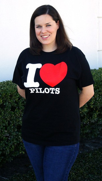 I Love Pilots T-Shirt: SHIRT-ILP/