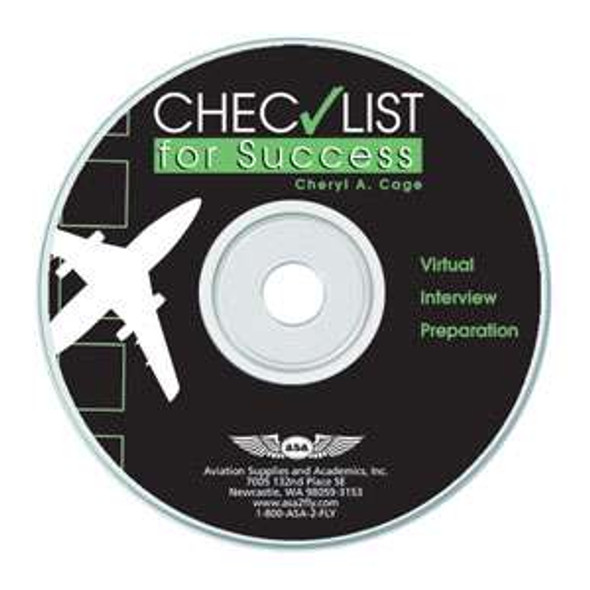 ASA Checklist for Success CD - Virtual Interview Preparation ASA-CKL-CD