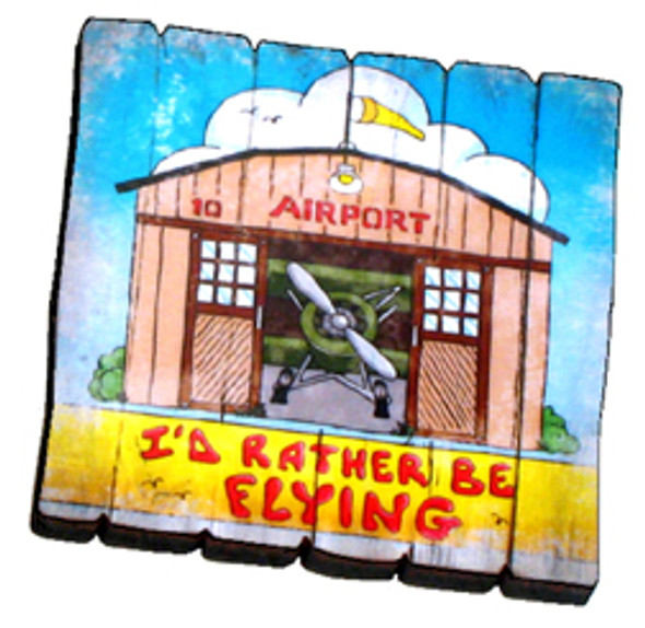 I'd Rather Be Flying Fence Magnet: MA-IR