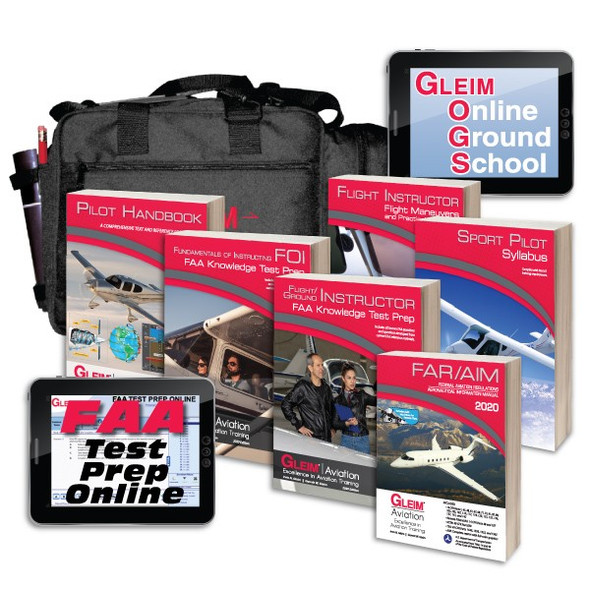 Gleim Sport Pilot Flight Instructor Kit 
G-SPFI-KIT
SkySupplyUSA.com