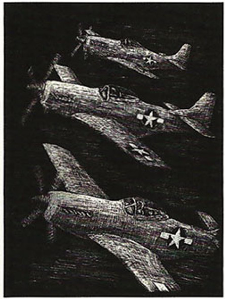 P-51 Engraving Art: CR-EA51