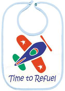 Blue Time to Refuel Bib KW-BBIB