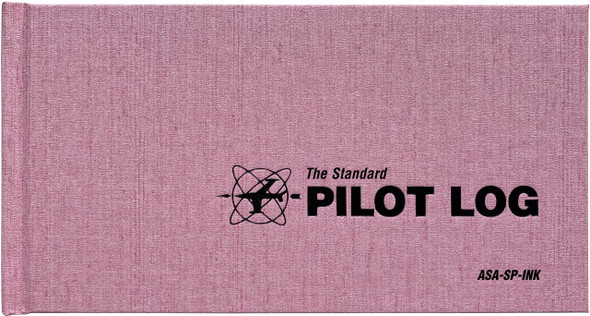 ASA Standard Pilot Logbook - Pink: ASA-SP-INK