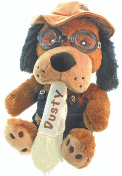 Born Dusty the Dog Pilot Stuffed Dog: SA-DUSTY