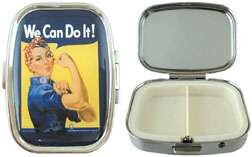 Rosie The Riveter Pill Box AN-RRPB