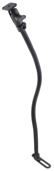 RAM POD 30" No-Drill Vehicle Mount with B Size 1" Ball on Diamond Plate RAM-B-316-1-30-238U