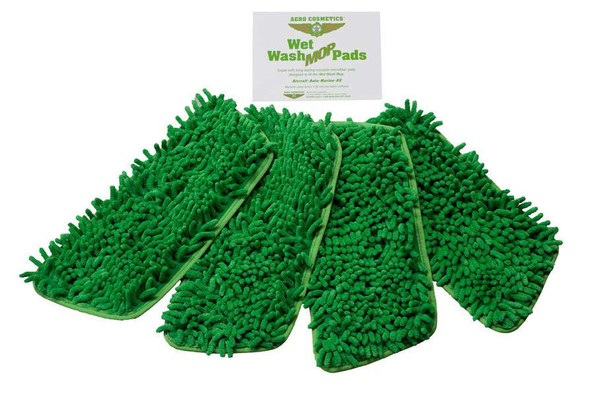 Aero Cosmetics Wet Wash Mop Pads (4 Pack) WMPG
