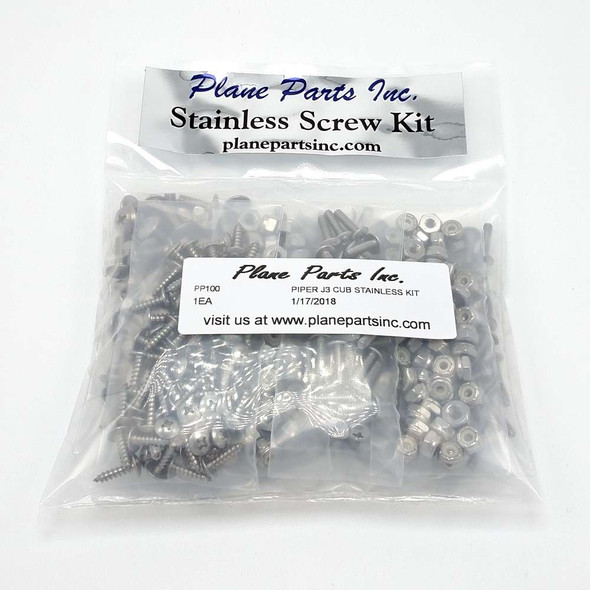 Piper J3 Stainless Screw Kit PP100