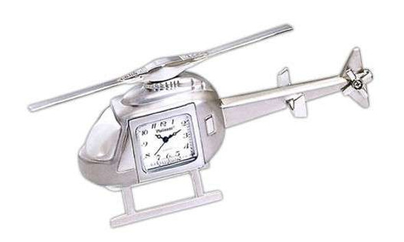 Helicopter Clock CL-SILVER HELI
