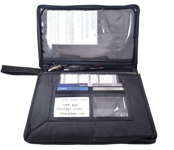 AeroPhoenix ZIPPERED LOGBOOK COVER, MASTER OAPX720-MSTR